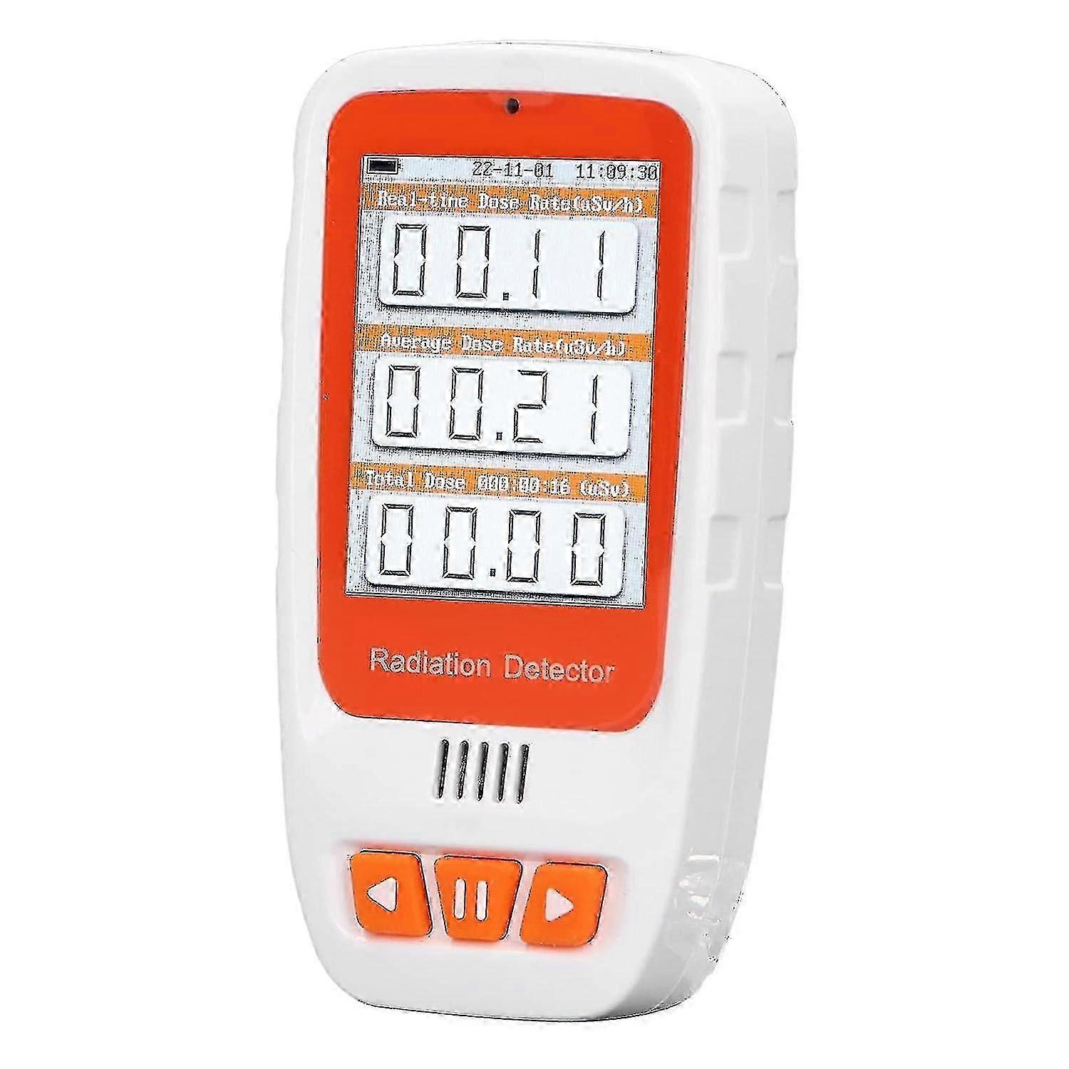 Radiation Dosimeter, Color Screen Radiation Detection Meter Real Time Display Dual Alarm Long Battery Life Gm Meter Sensor For Hospital-ZZY