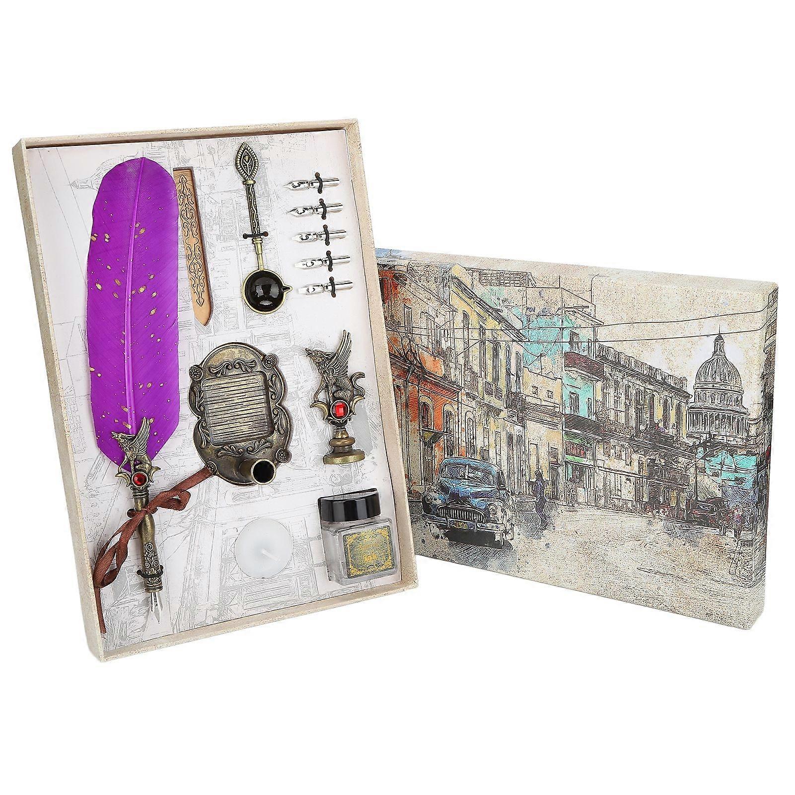 2025 Neuestes Modell Feder Stift Set Retro Klassischer Stil Dip Wasser Kalligraphie