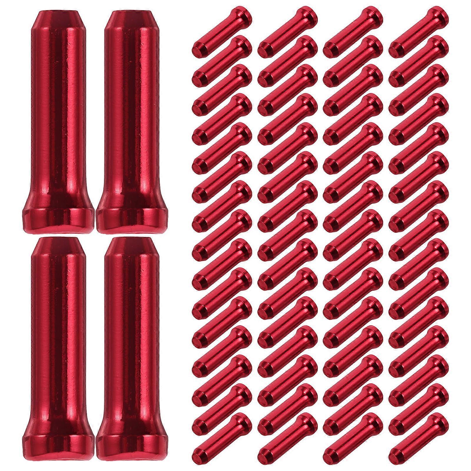 Bicycle Cable Ends Caps Round Shape Prevent Fraying Cyclists Mountain Riding 100Pcs