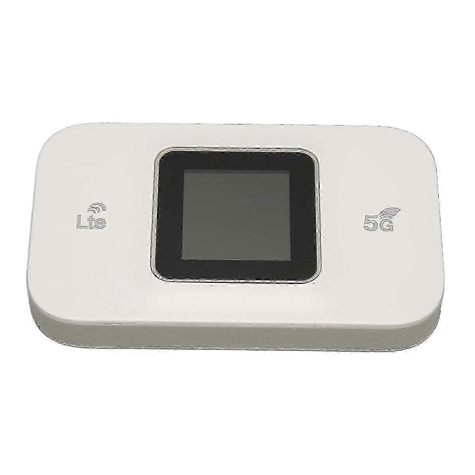 Tragbarer 5G-WLAN-Hotspot-Router mit SIM-Kartensteckplatz, unterstützt 10 Geräte, kompatibel mit Windows- und Linux-Systemen