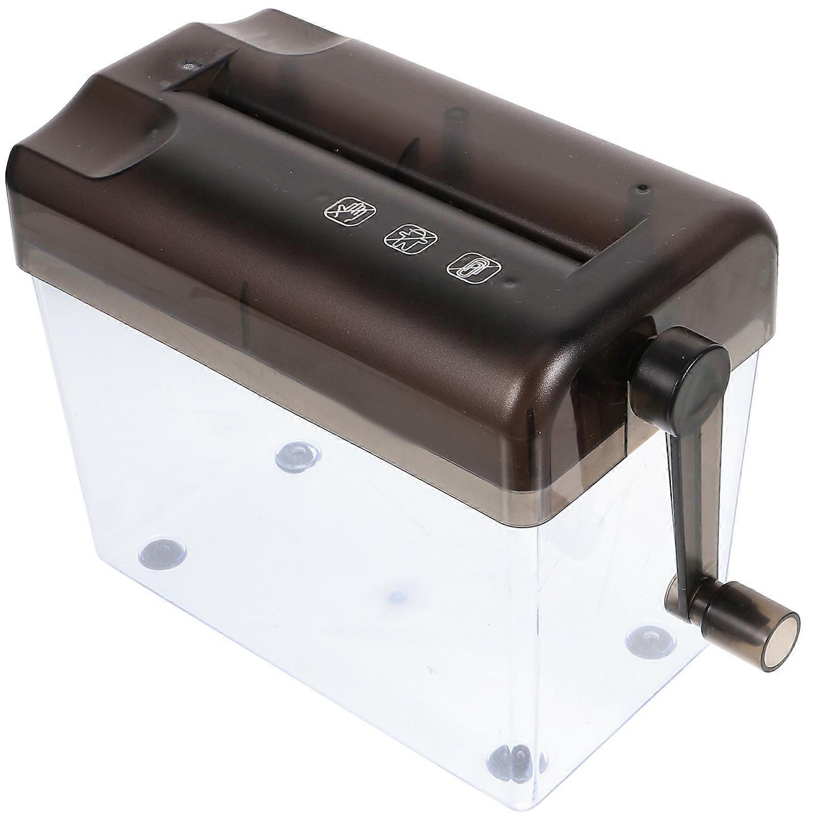 Office Accessory Tabletop Hand Shredder School Wear-Resistant Paper Shredder 1Pcs