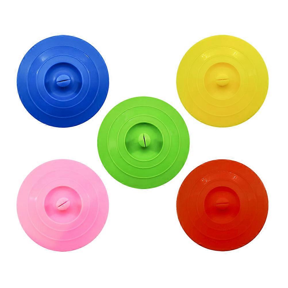 Sealing Performance Silicone Mug Lids for Home and Office 5Pcs