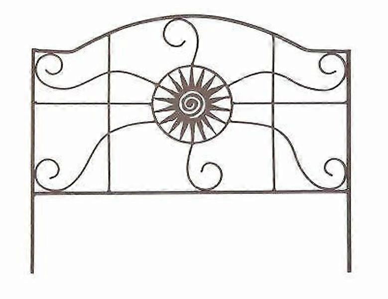Aztec Sun Garden Edge Rust 35x45cm - Rustic Style