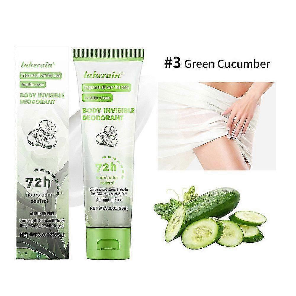 Women Body Deodorant Cream, Odor Removing Invisible Cream, 72 Hour Odor Control for Armpit Private Parts, Full Body Deodorant for Women