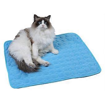 Hond Koelmat Ice Silk Cool Pet Pad Warm Zomerweer Pet Cooling Pad Ideaal voor thuis en op reis
