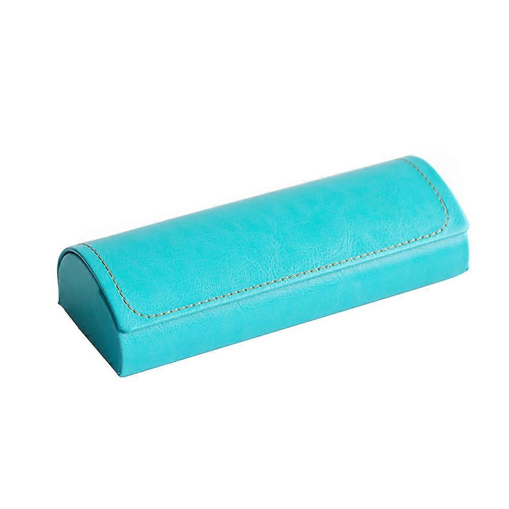 Eyeglasses Cases Pressure-Resistant Durable Leather Simple Style Box For Male Female Daily Use 1Set