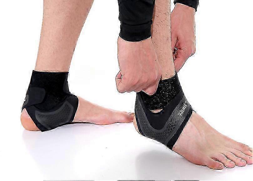 Adjustable Piedo Ankle Brace - Breathable Ankle Support with Heel Open Design for Men & Women - Size Adjustable Foot Protector for Sprained