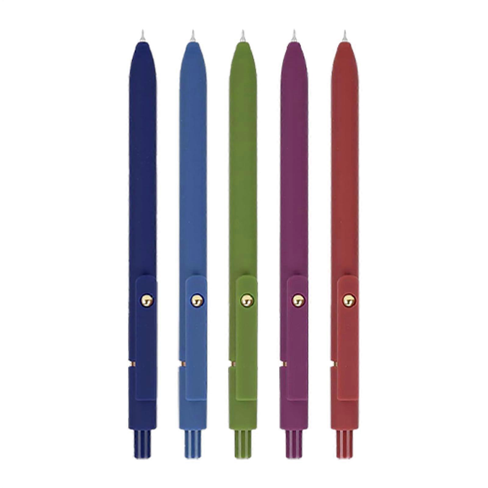 Gel Pens - Black Fine Control Pens with Comfortable Grip, Smooth Retro Barrel, Ideal for Journaling and Note-Taking