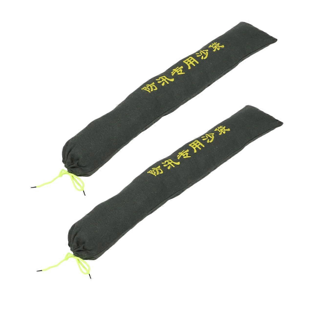 2ème ensemble Barrière anti-inondation Sacs de sable Barrières de sacs de sable pour la protection contre les inondations Fabriqué en toile durable Réutilisable pour une utilisation en extérieur