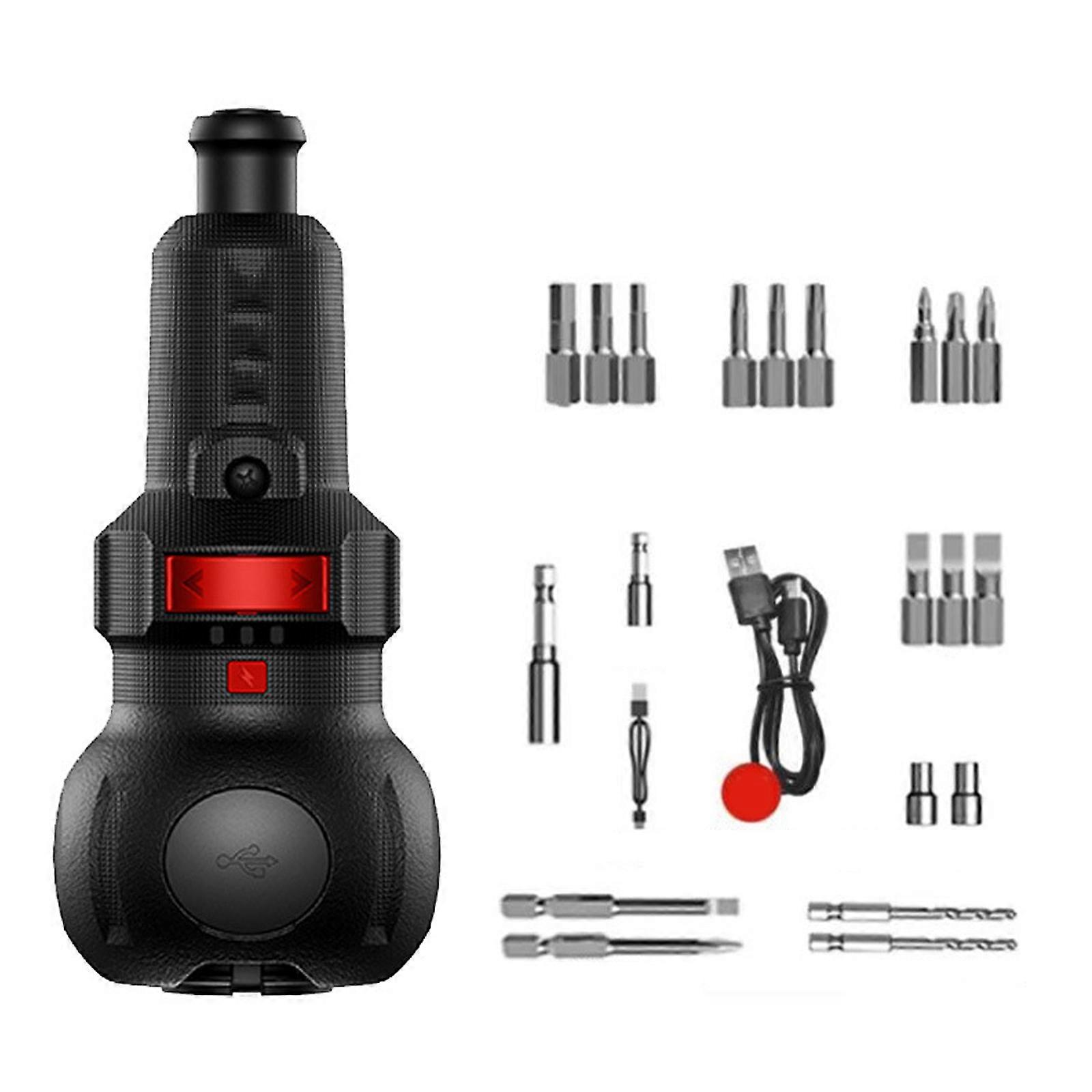 Wireless Electric Screwdriver 2N.m Torques 800mAh Battery LED Work Light Instantly Start Stop Double Mode Operation Multicolor