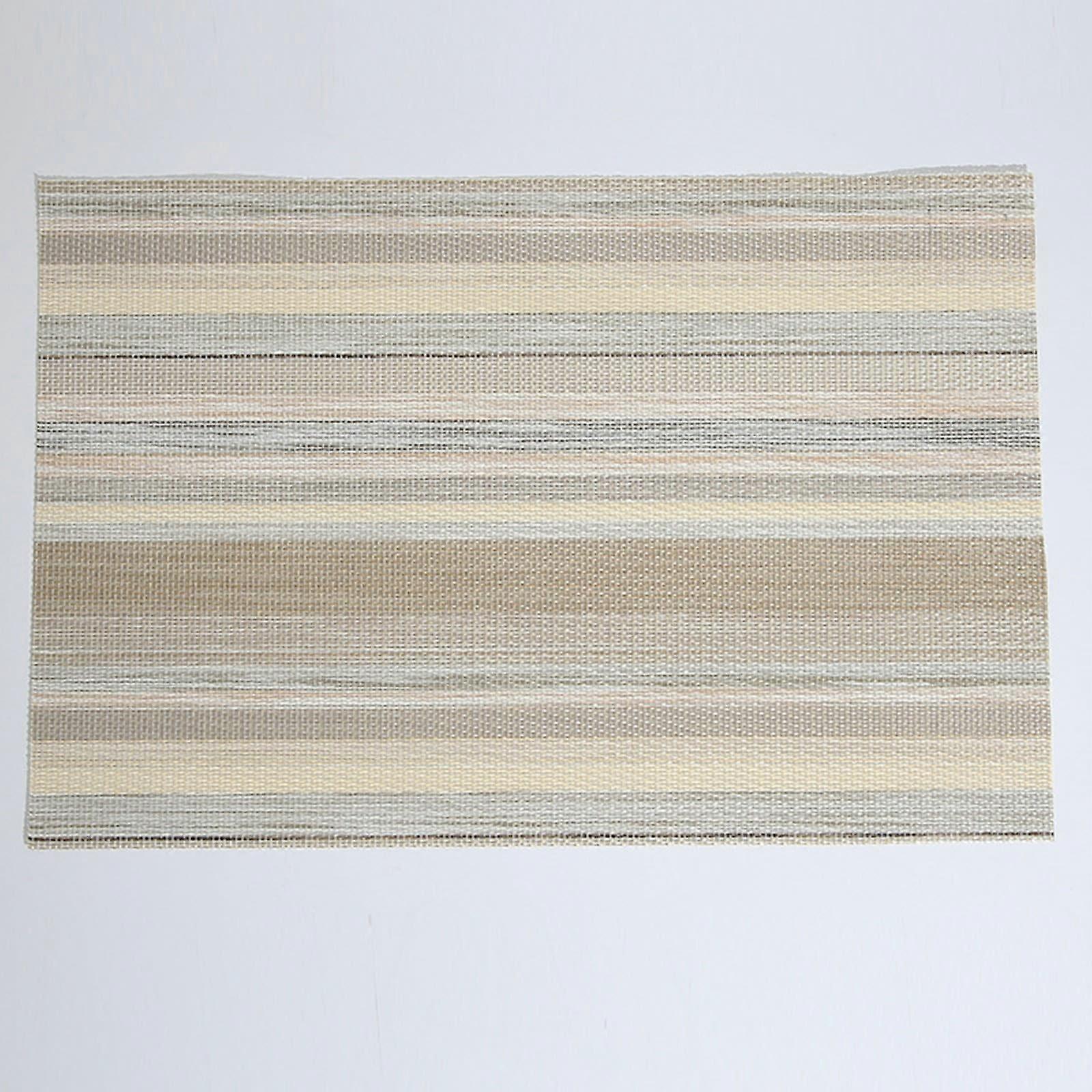 2Piece Set Washable Fabric Table Mat, Square, HeatResistant, Gold, 45x30CM