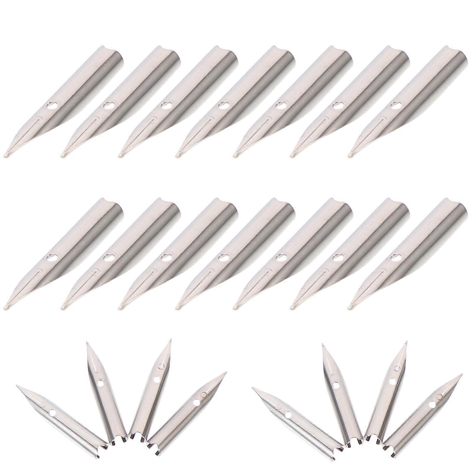 20pcs Replacement Pen Nibs Set for Fountain Pens – Easy to Install, Practical Stationery for Students, Artists, and Beginners