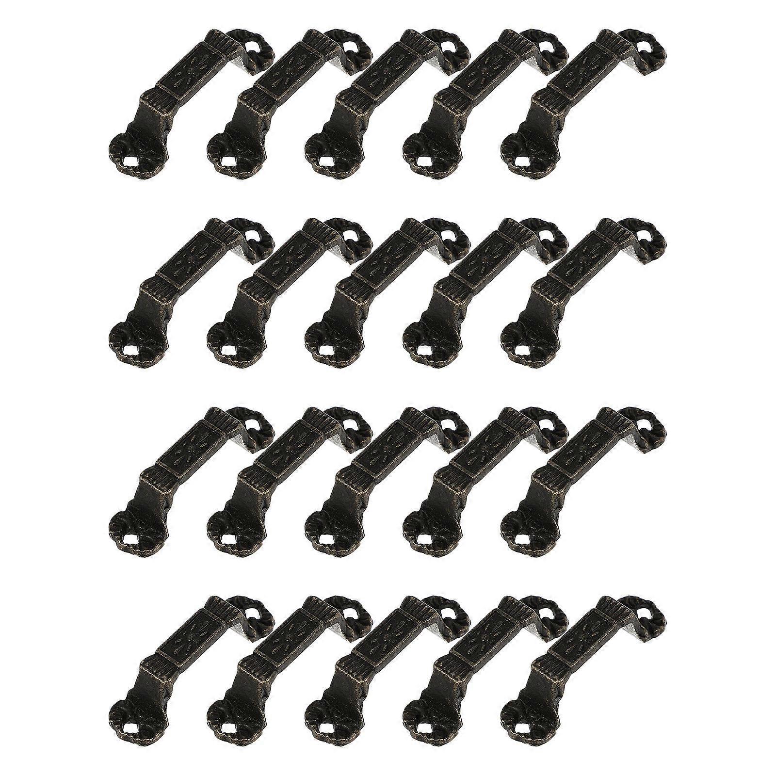 Retro Drawer Handles for Furniture Use Golden Zinc Alloy with Special Design 1 Set