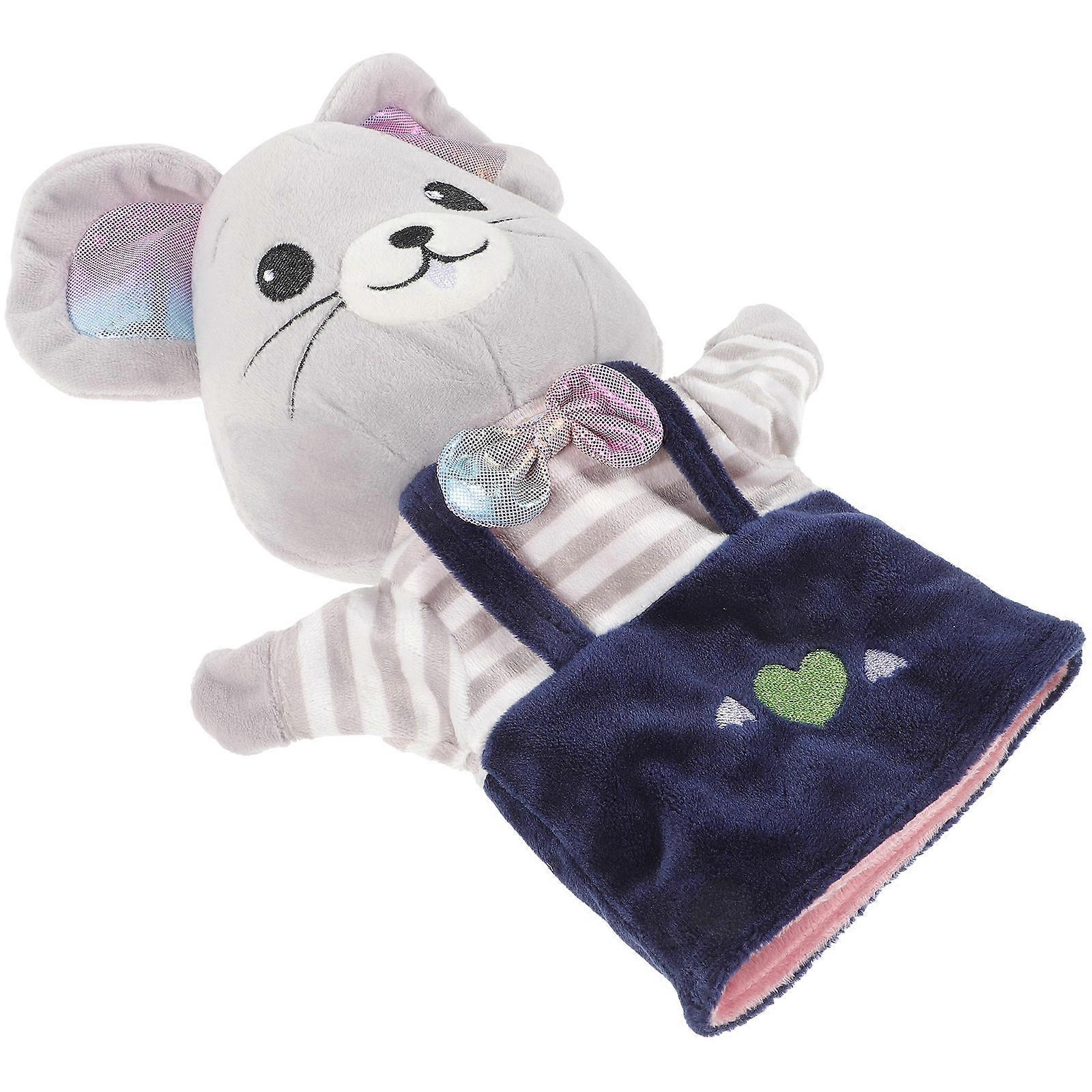 Adorable Mouse Hand Puppet Interactive Play Imagination Development Lifelike Design Multi 29.00X22.00X10.00CM 1Pack