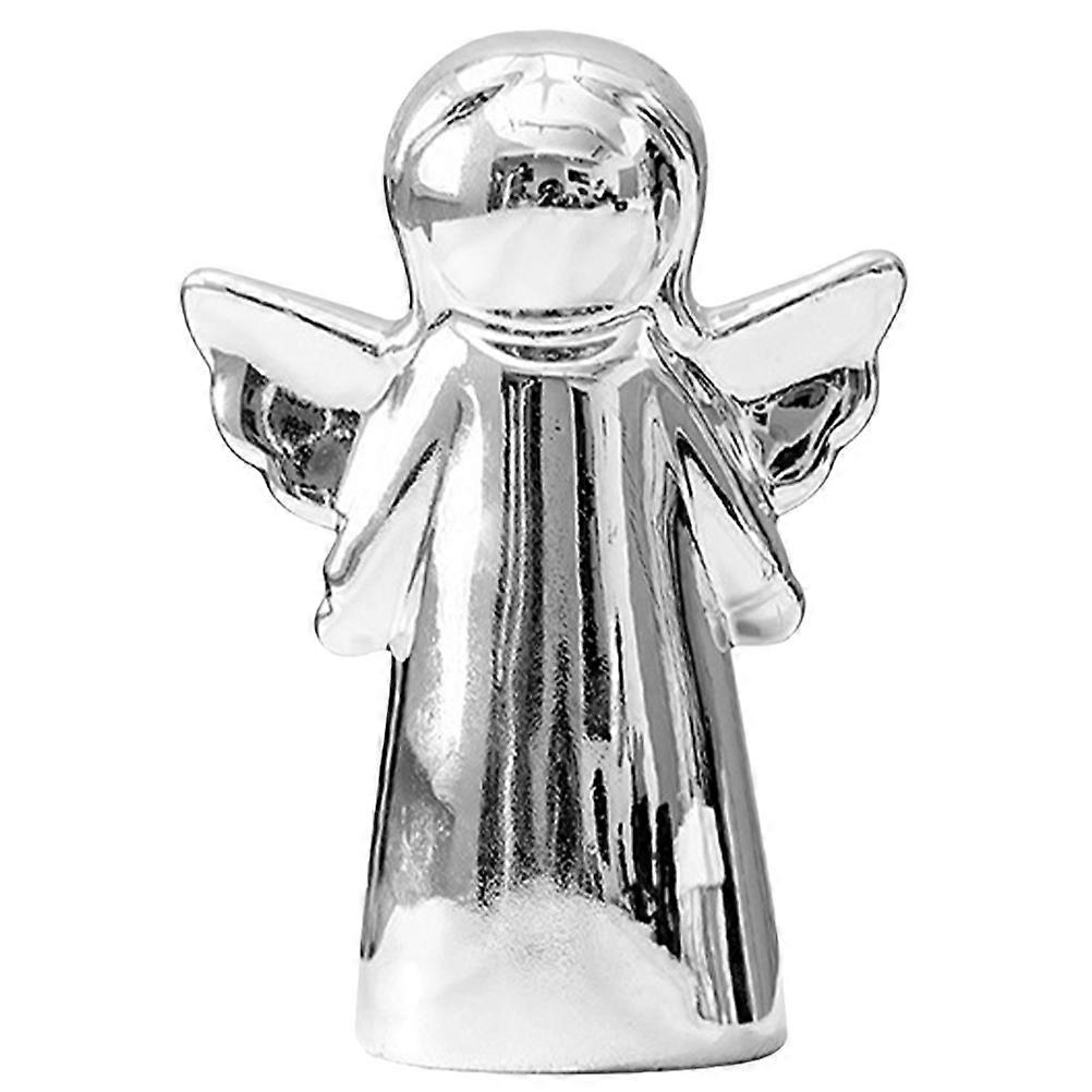 Desk Decor Figurines Ceramic Angels Figurine Minimalist Design Ornaments For Table Shelf 1Set