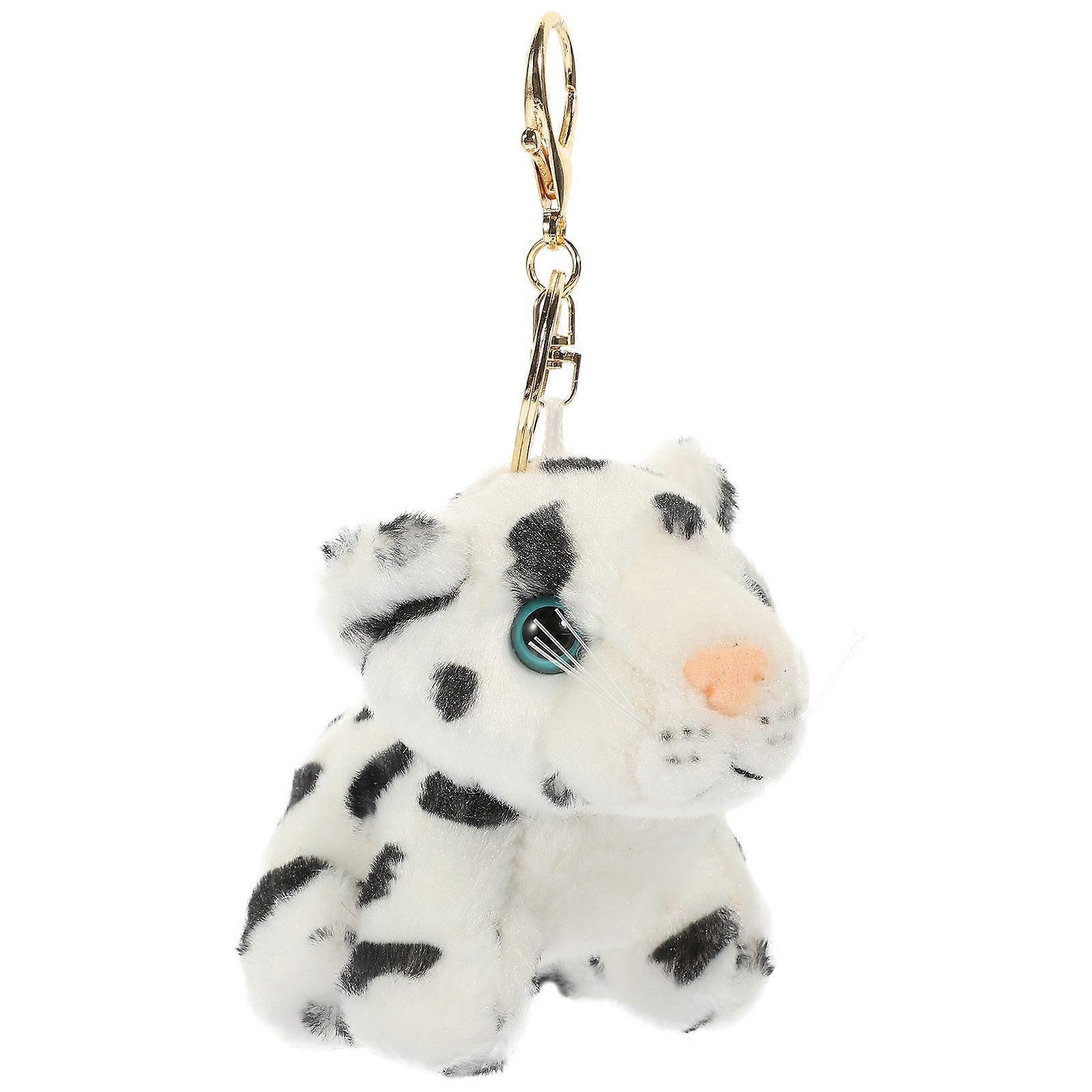 Here's a refined product description for your **Adorable Plush Animal Keychain Pendant** featuring a **Snow Leopard Design**:
### 🐾 Adorable