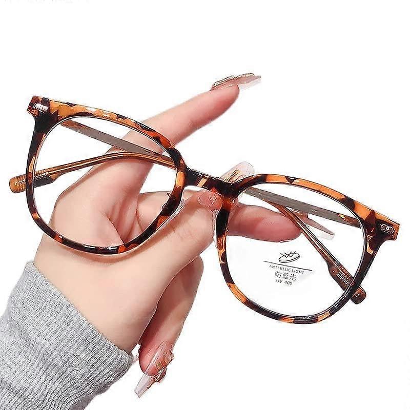 Oversized Blue Light Blocking Reading Glasses, Stylish, Durable (Color : Tortoiseshell1)
