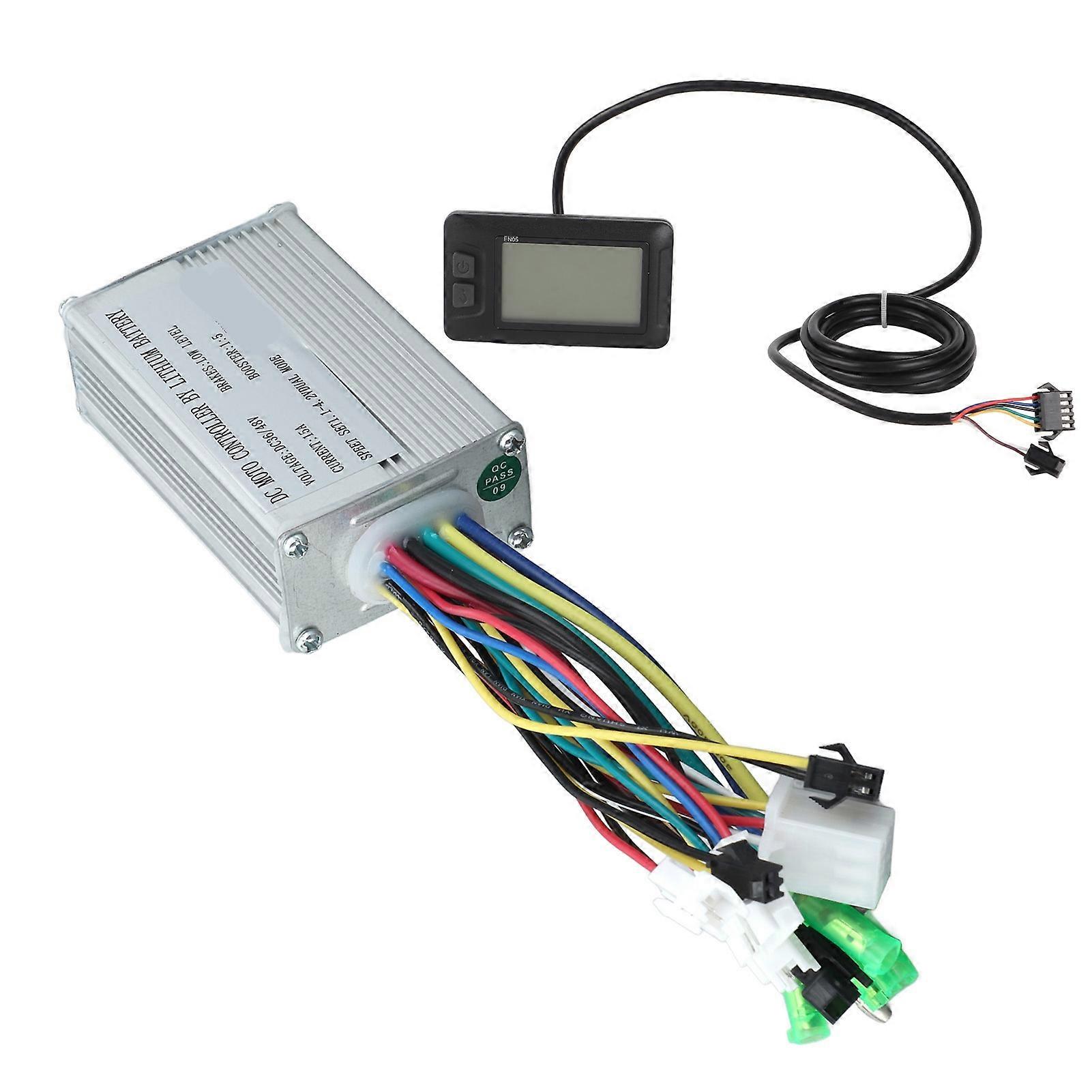 250W 350W Brushless Motor Controller EN05 Meter Display Lithium Battery Modification Kit with Brake Handle Booster for Electric Bike 