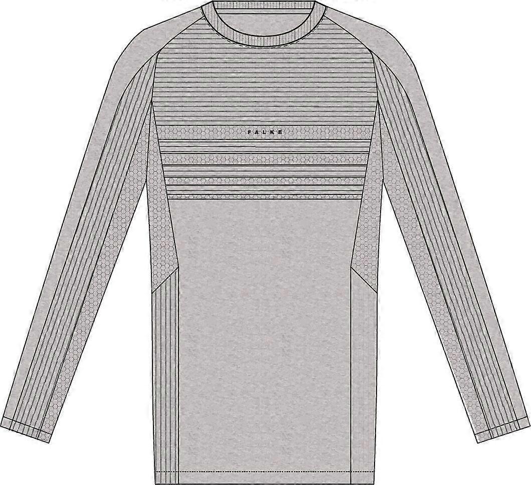 Falke Training Move Better Long-Sleeve Shirt - Grey Heather