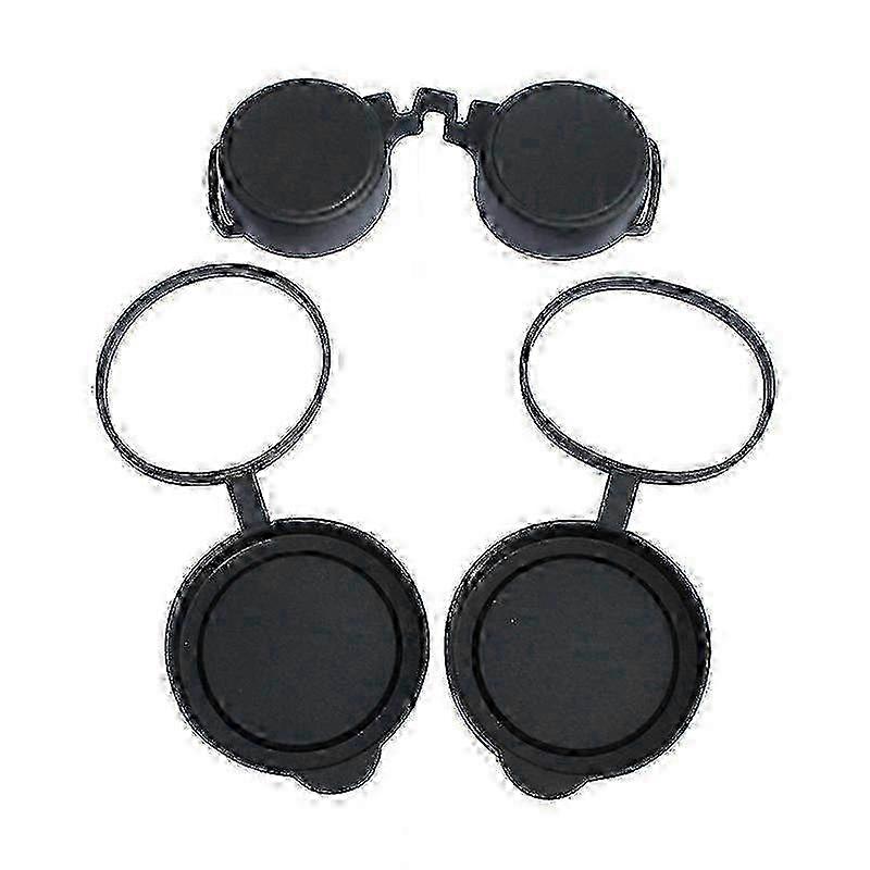 Protective Rubber Lens Caps for Binoculars and Telescopes - 42mm & 50mm Objective and Eyepiece Covers