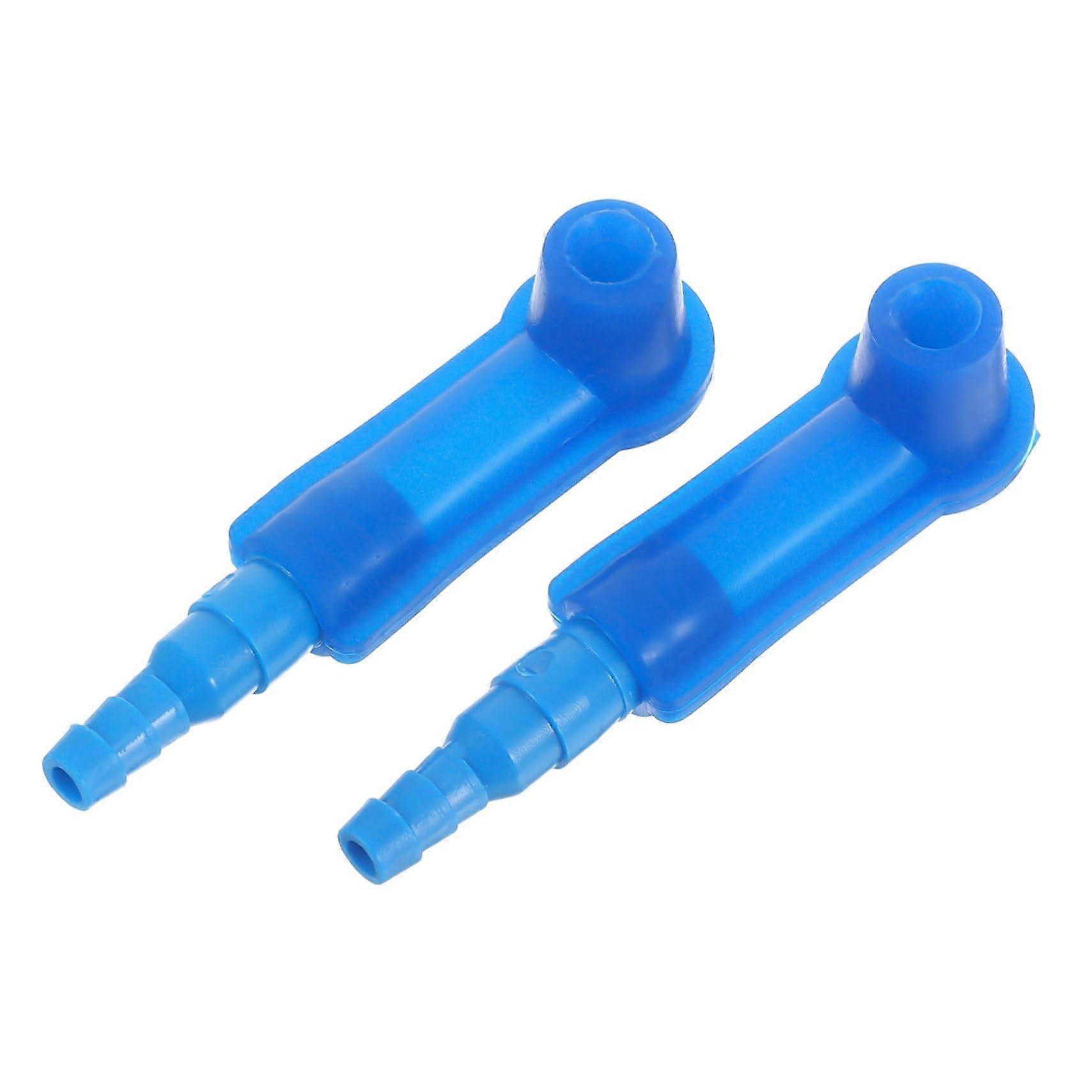 2-Piece Brake Fluid Bleeder Kit High-Quality Connectors Fast Replacement Tool Compatible with Various Car Models