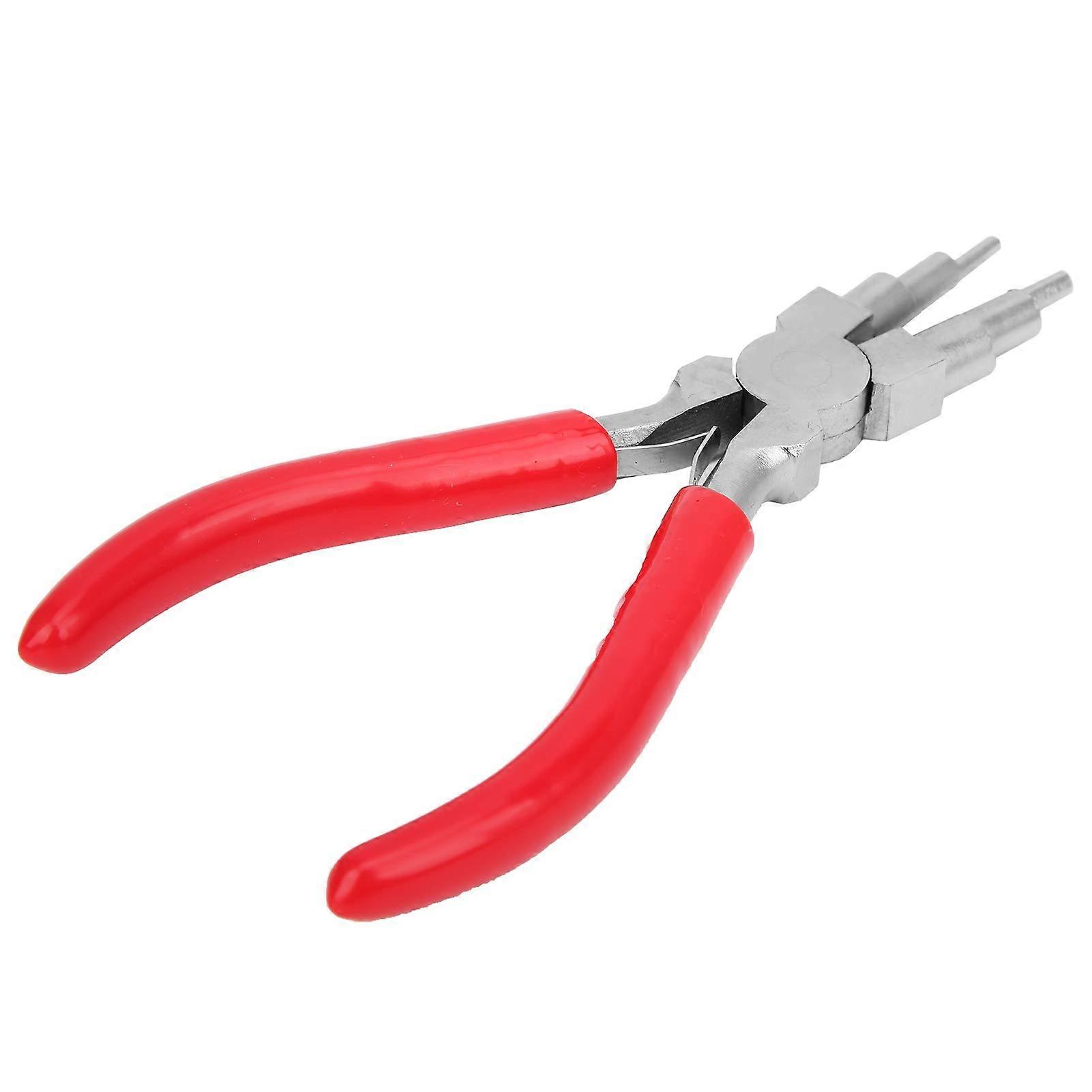 6 in 1 Carbon Steel Shackle Marking Pliers Anti-Rust Durable Moulding Tools for Jewellery Making and Crafting