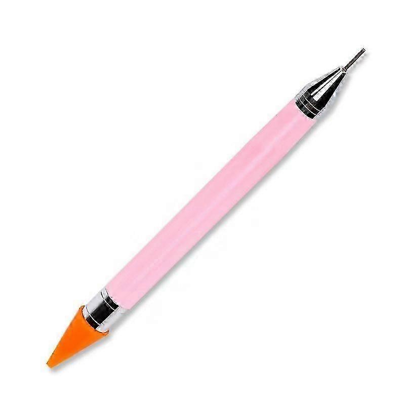 1 Pc Dual Ended Dotting Pen Box Case Packing Decoration Manicure Tools Kit|dotting Tools(pink)