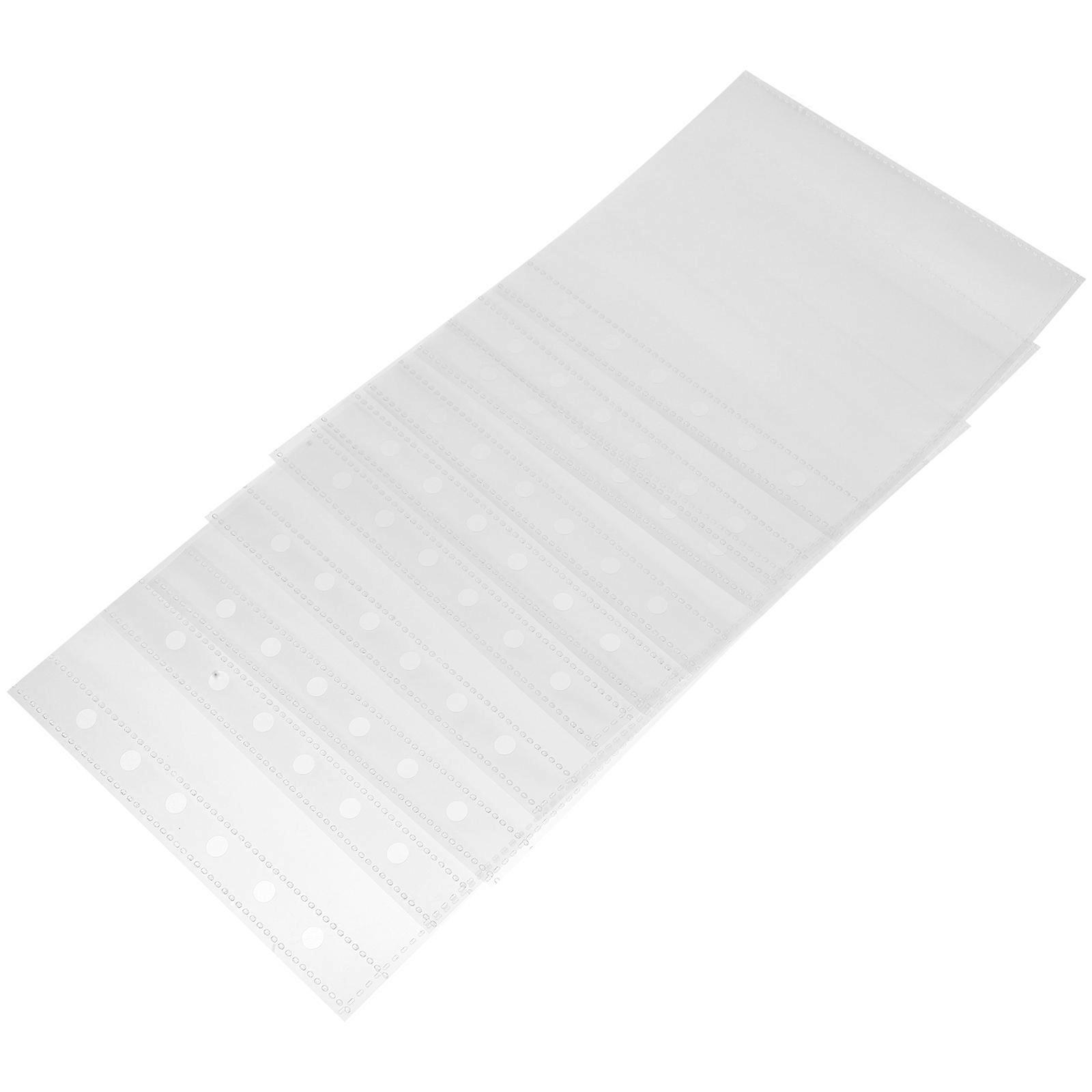 50pcs Scrapbook Refill Pages with Double Sided Photo Album Sleeves – Transparent Protectors for Photos and Postcards in Scrapbook Binders