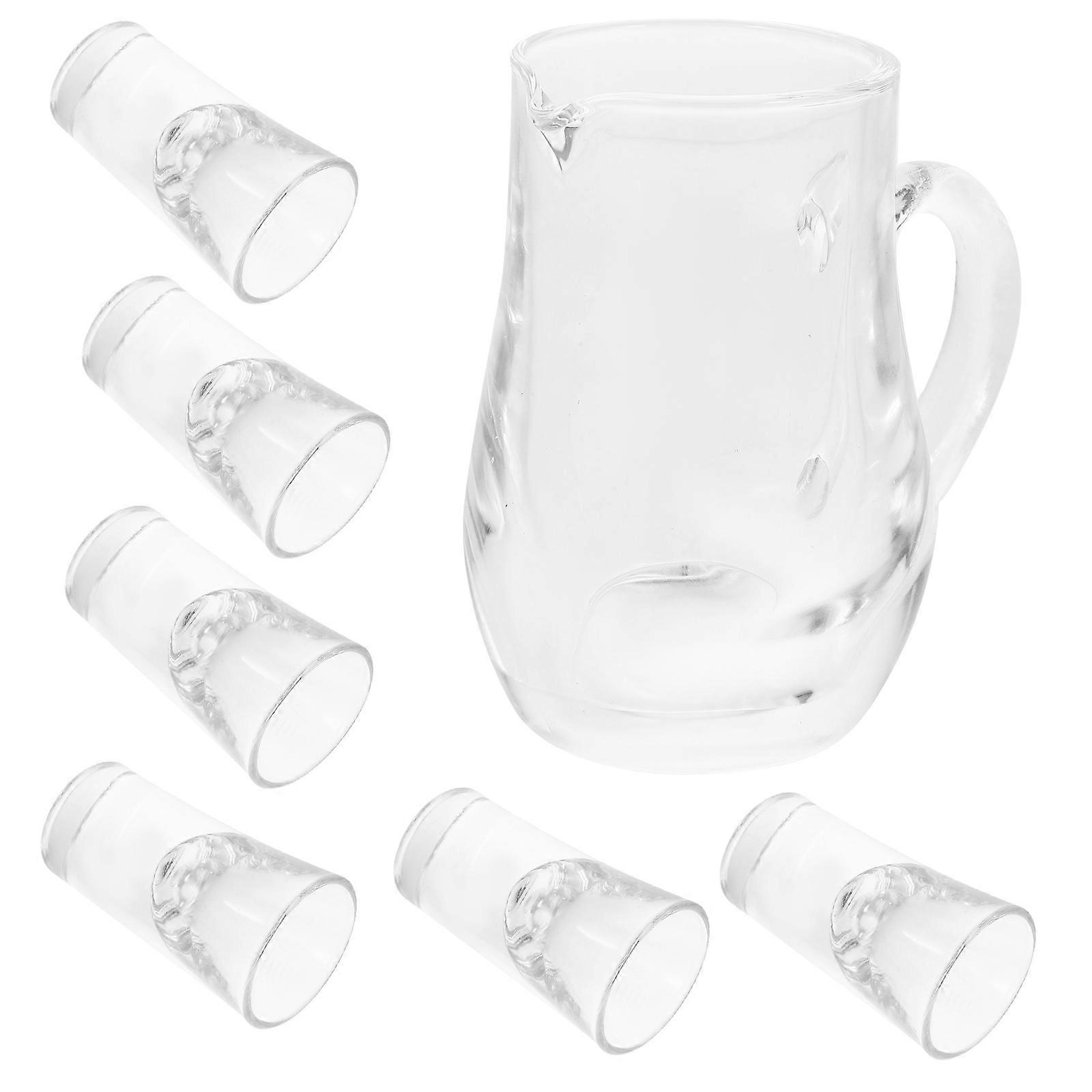 Portable Wine Decanter Set with Cups – Elegant Liquor Dispenser for Red Wine & Whisky, Easy to Clean, Perfect for Entertaining Friends & Family