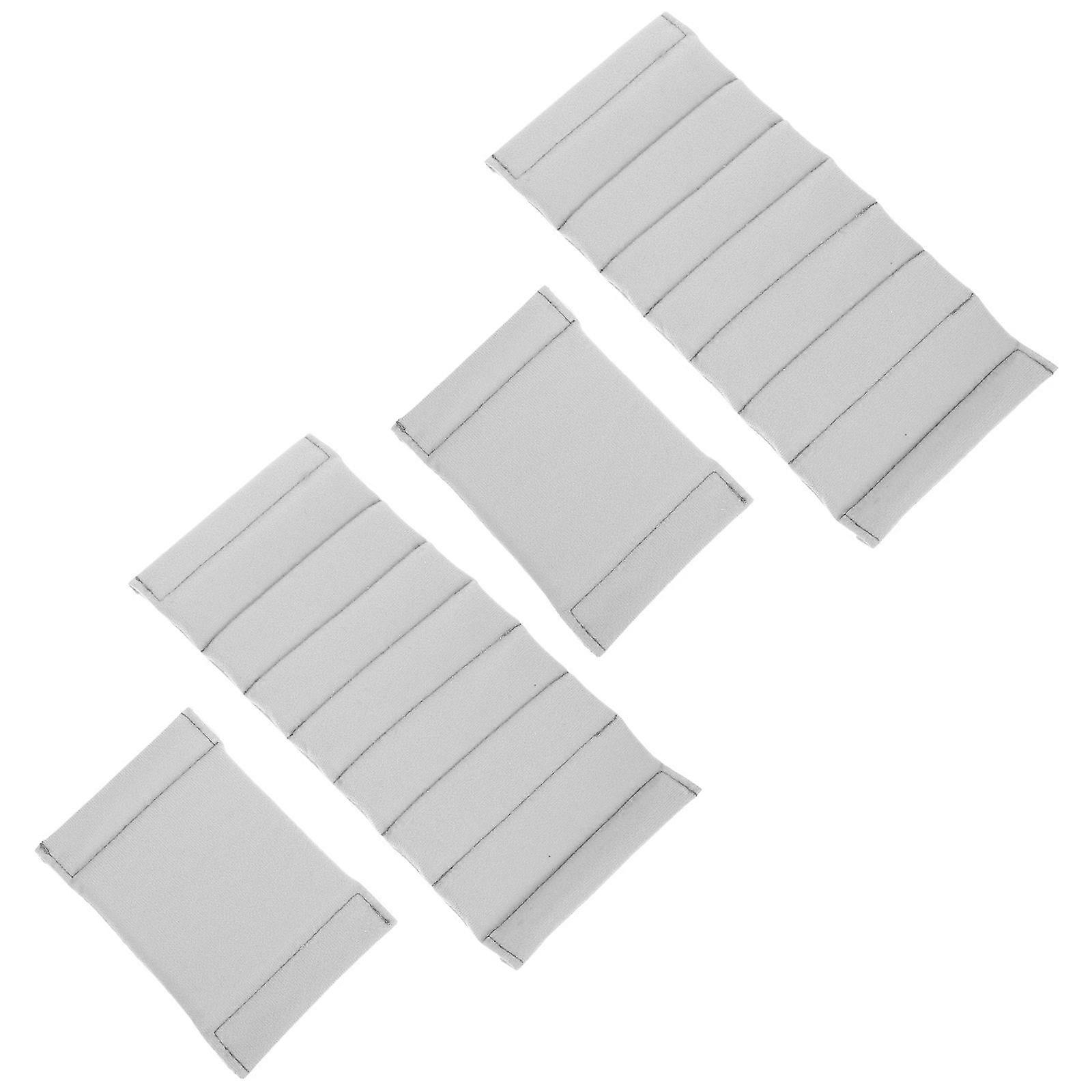 4 Pcs Padded Dividers with Shockproof & Vibration Protection for Cameras – Scratch Resistant, Soft Padding for Accessories Storage