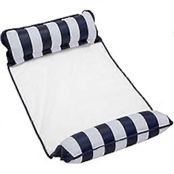 4-in-1 Inflatable Multifunctional Floating Pool Lounger with Net, Portable and Ideal for Travel and Pool.