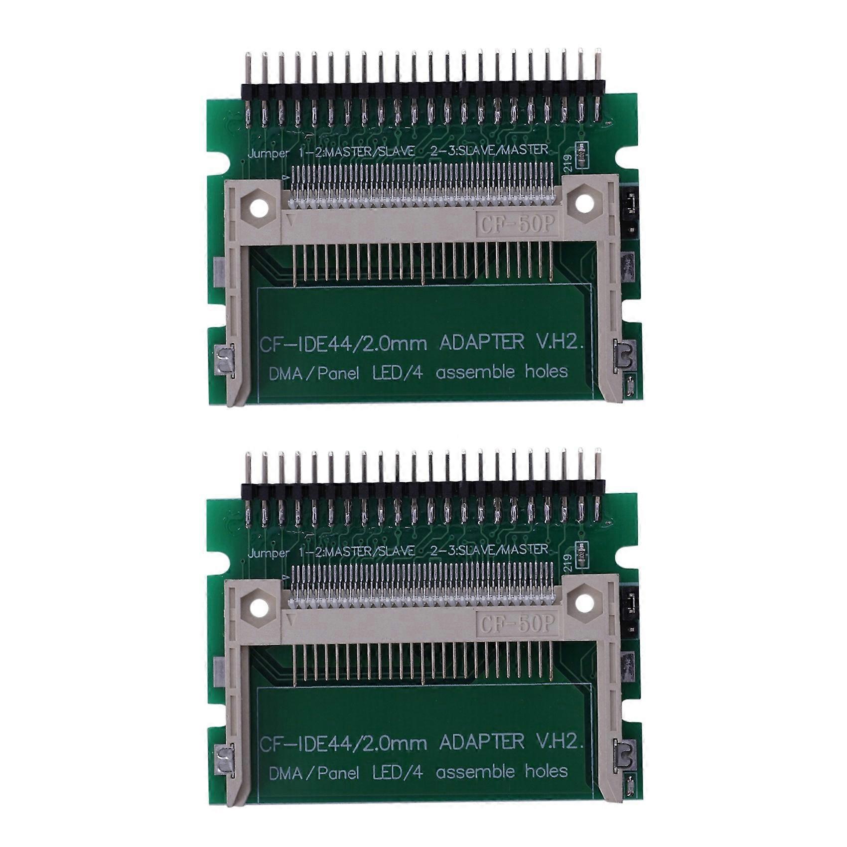 2X IDE 44 Pin Male to Compact Flash Male Adapter Connector