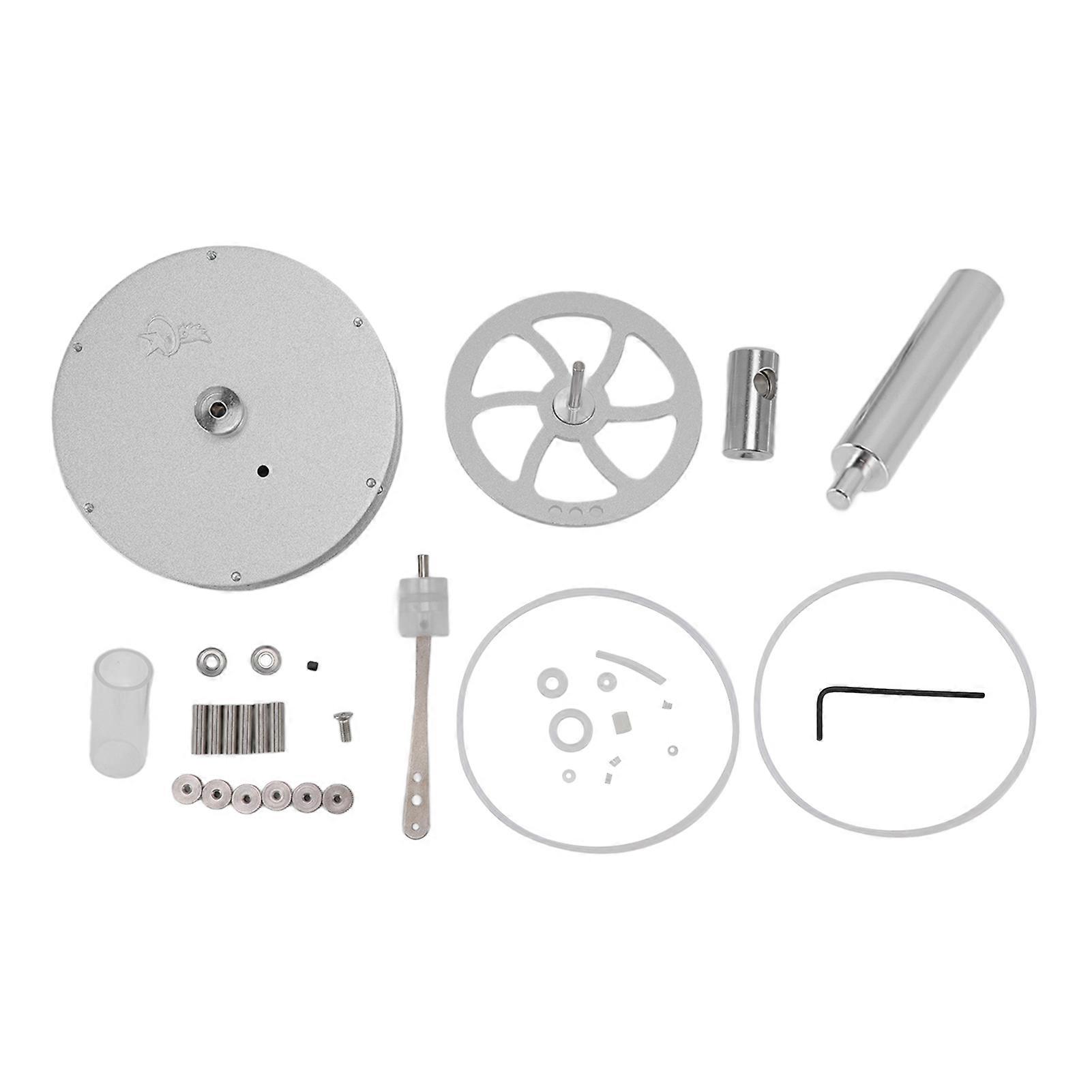 Low Temperature Stirling Engine Model Aluminum Physical Experimental Engine Model Kids Educational Toy 