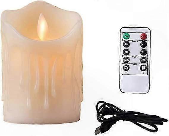 Rechargeable LED Tealight with Remote Control for Weddings and Decorative Use