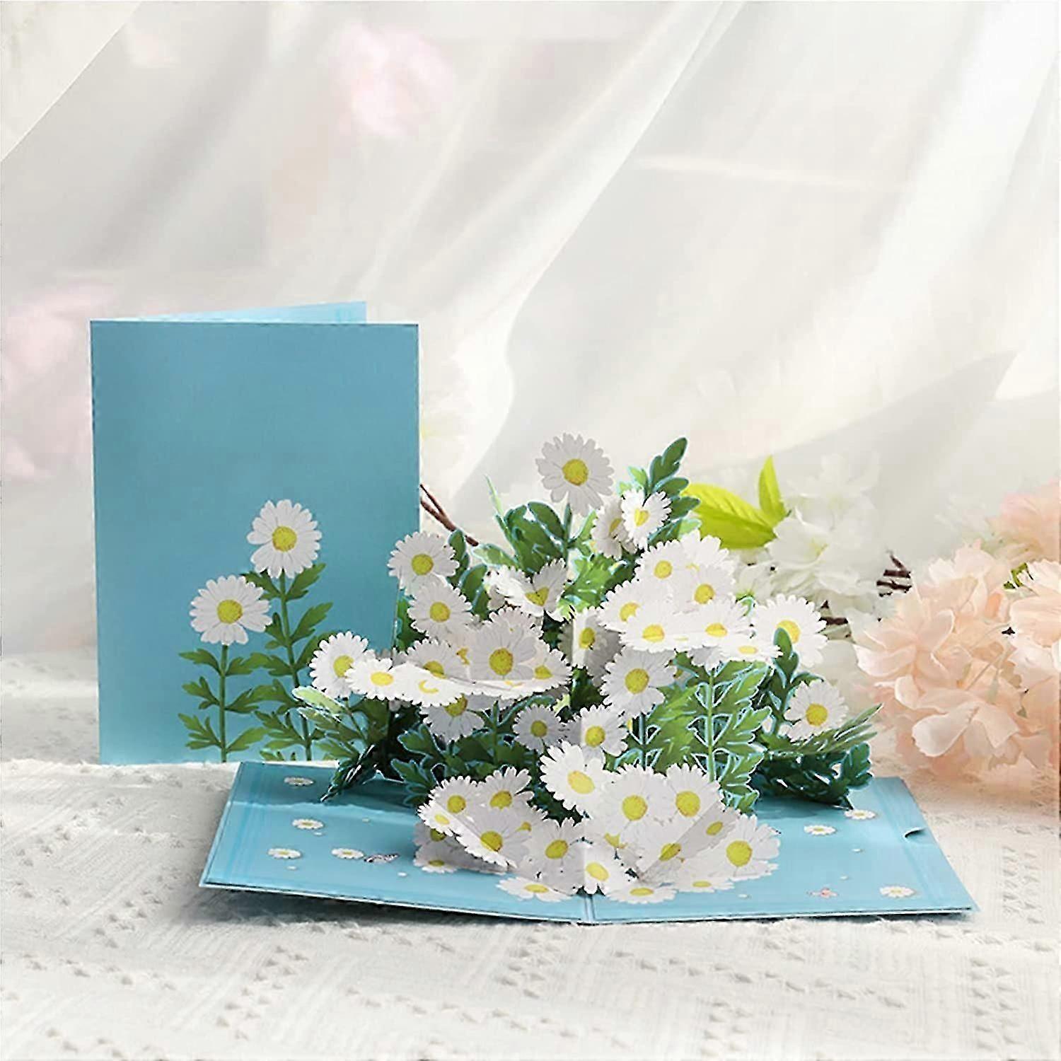 3D Daisy Pop Up Greeting Cards for All Occasions