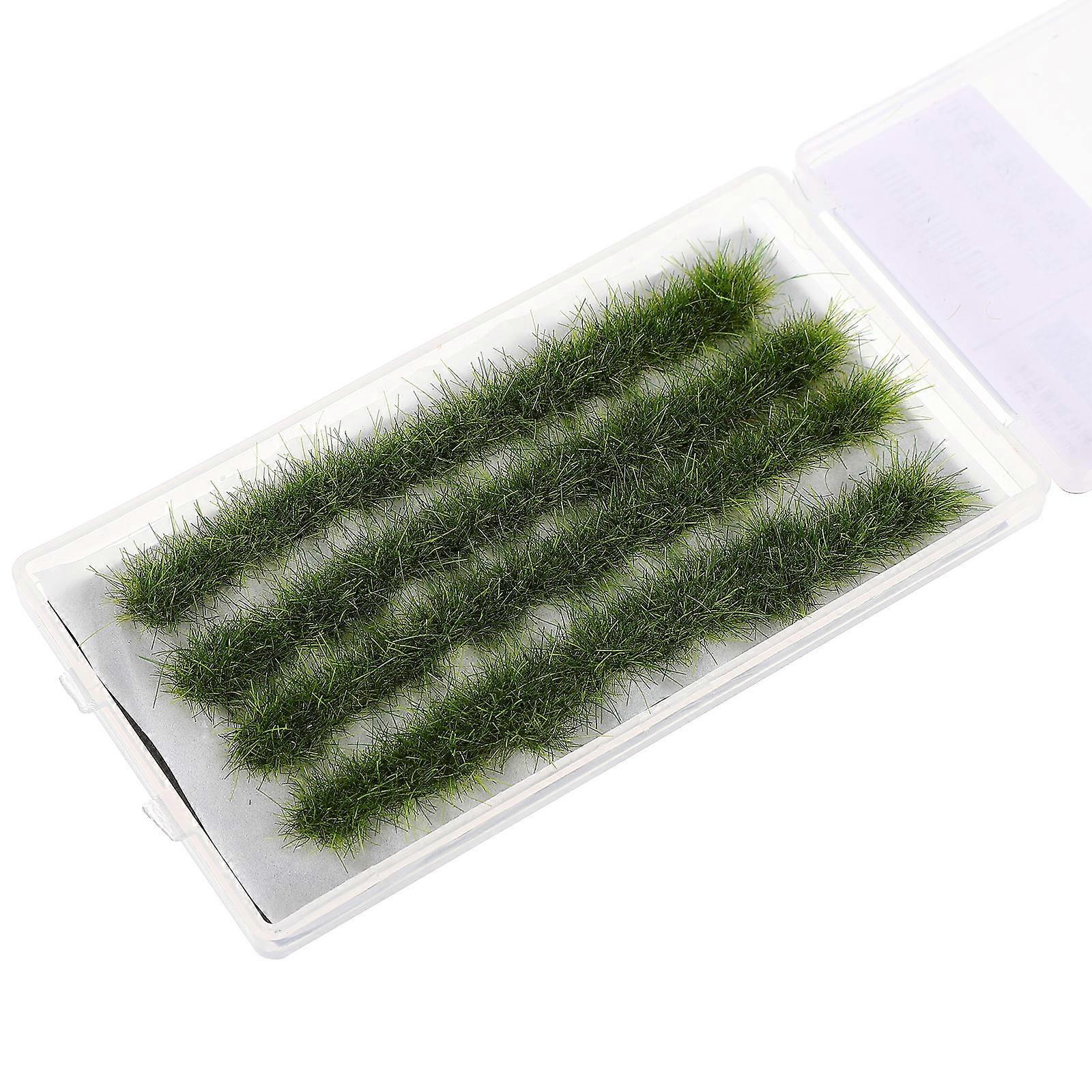 Fake Grass Table Runner Diy Landscaping Miniature Garden Props 9X1cm 1Set