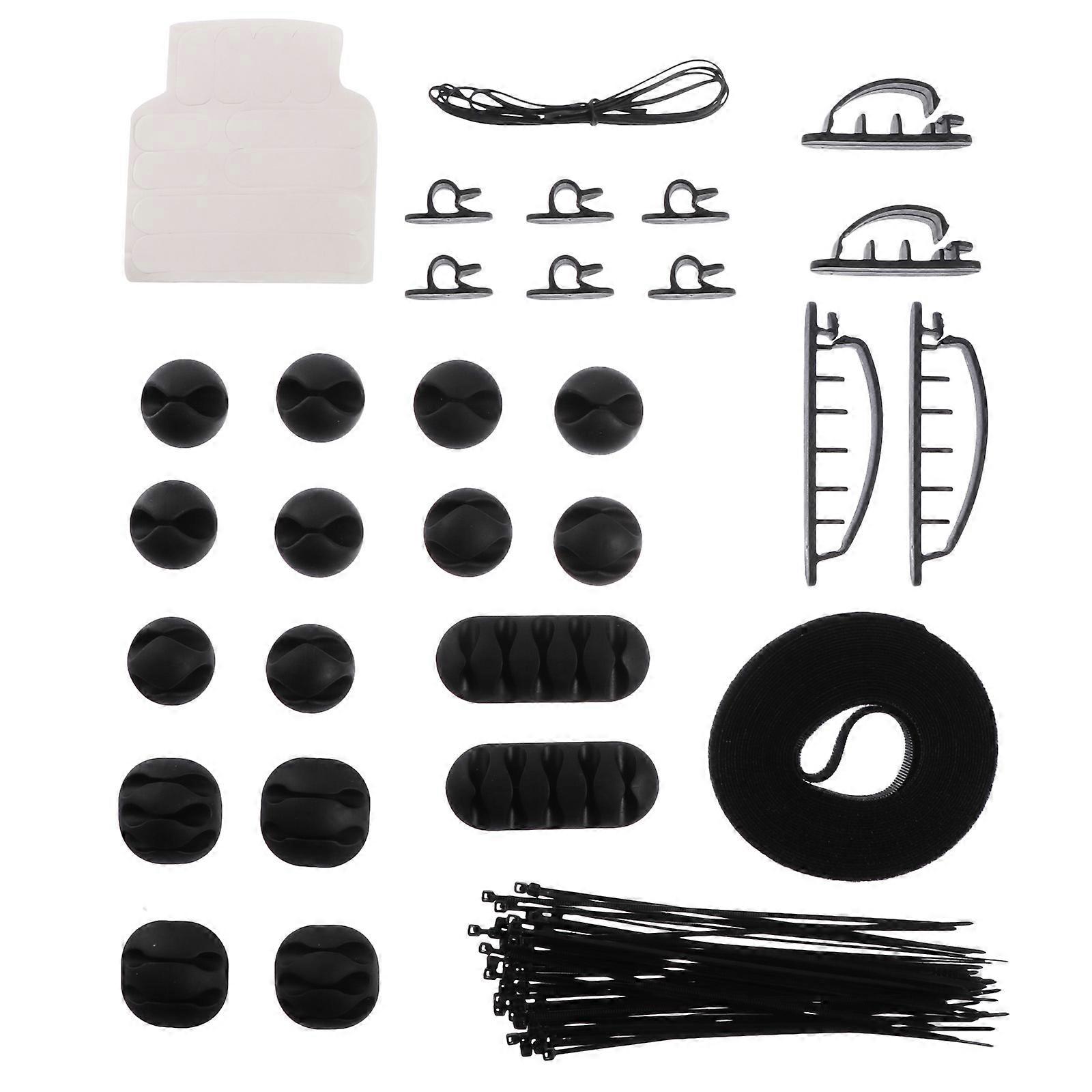 Functional Cord Management Kit For Efficient Cable Organization At Featuring Wear-Resistant Design 1 Set