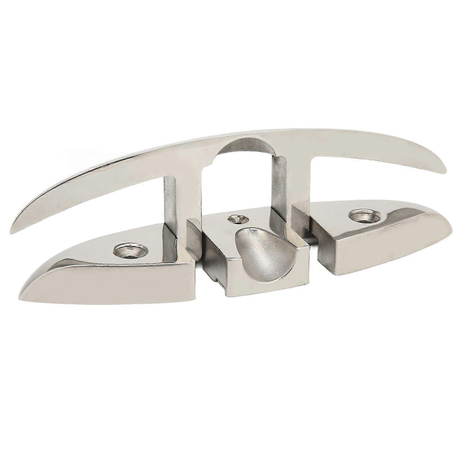 boat folding cleat 316 stainless steel 217mm for cruisers kayaks pontoons