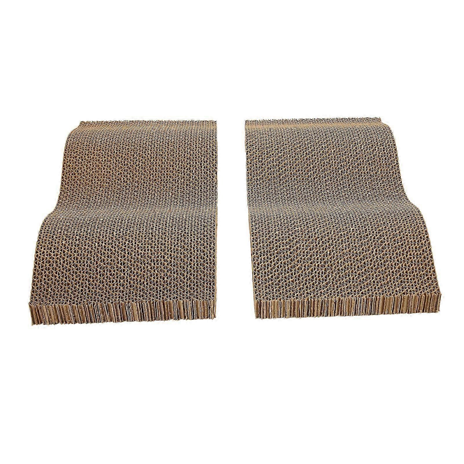 Cat Scratching Board Corrugated Cardboard Wave Shape Scratch Pad with Catnip for Kittens and Cats