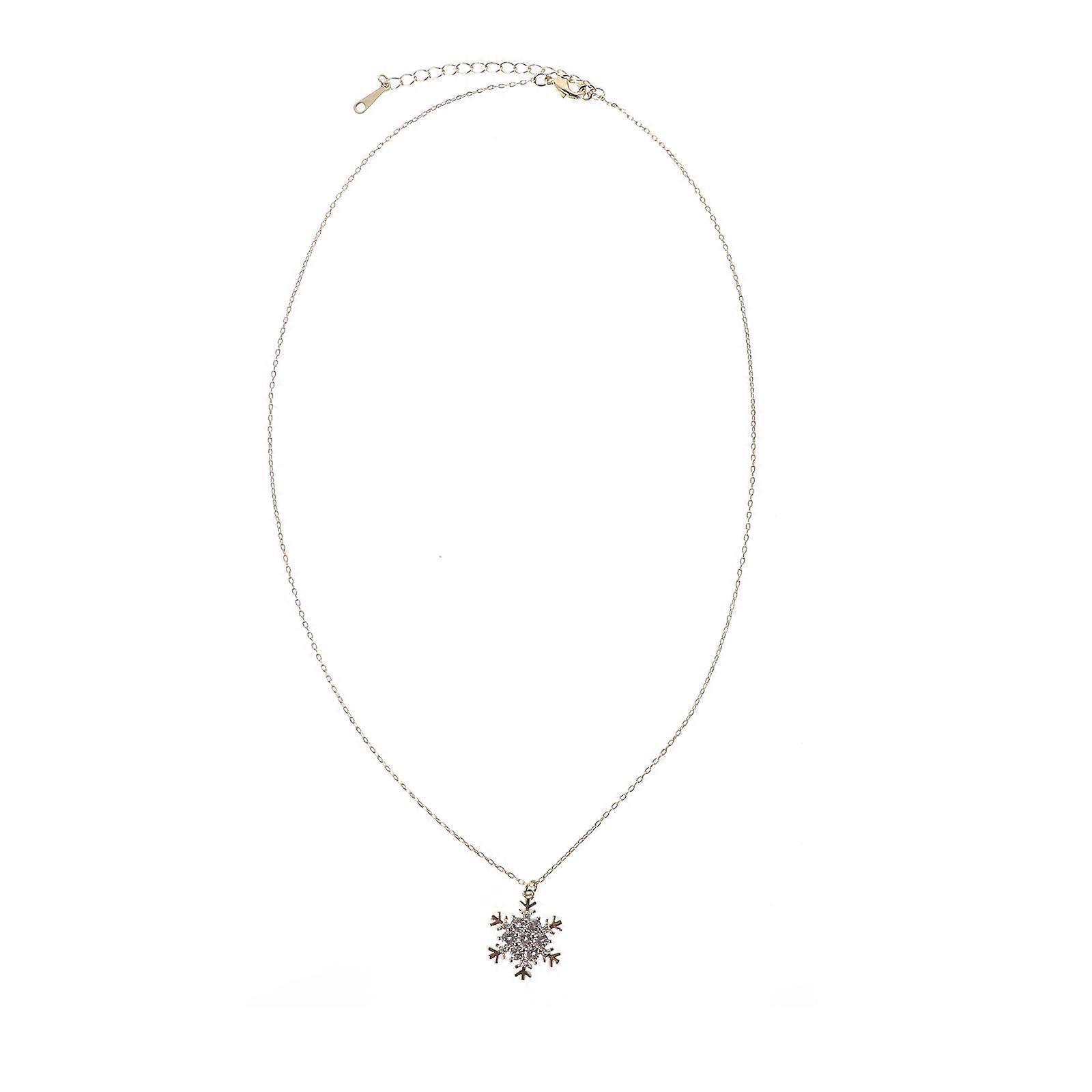Chic Snowflake Necklace,Modern Design Enhancing Your Daily Wardrobe