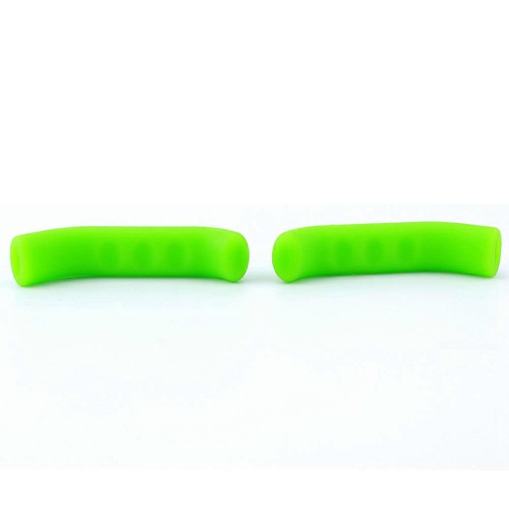 Brake Lever Covers Handlebar Grips for Mountain Bike Cyclists Green Fatigue Minimization 1 Pair