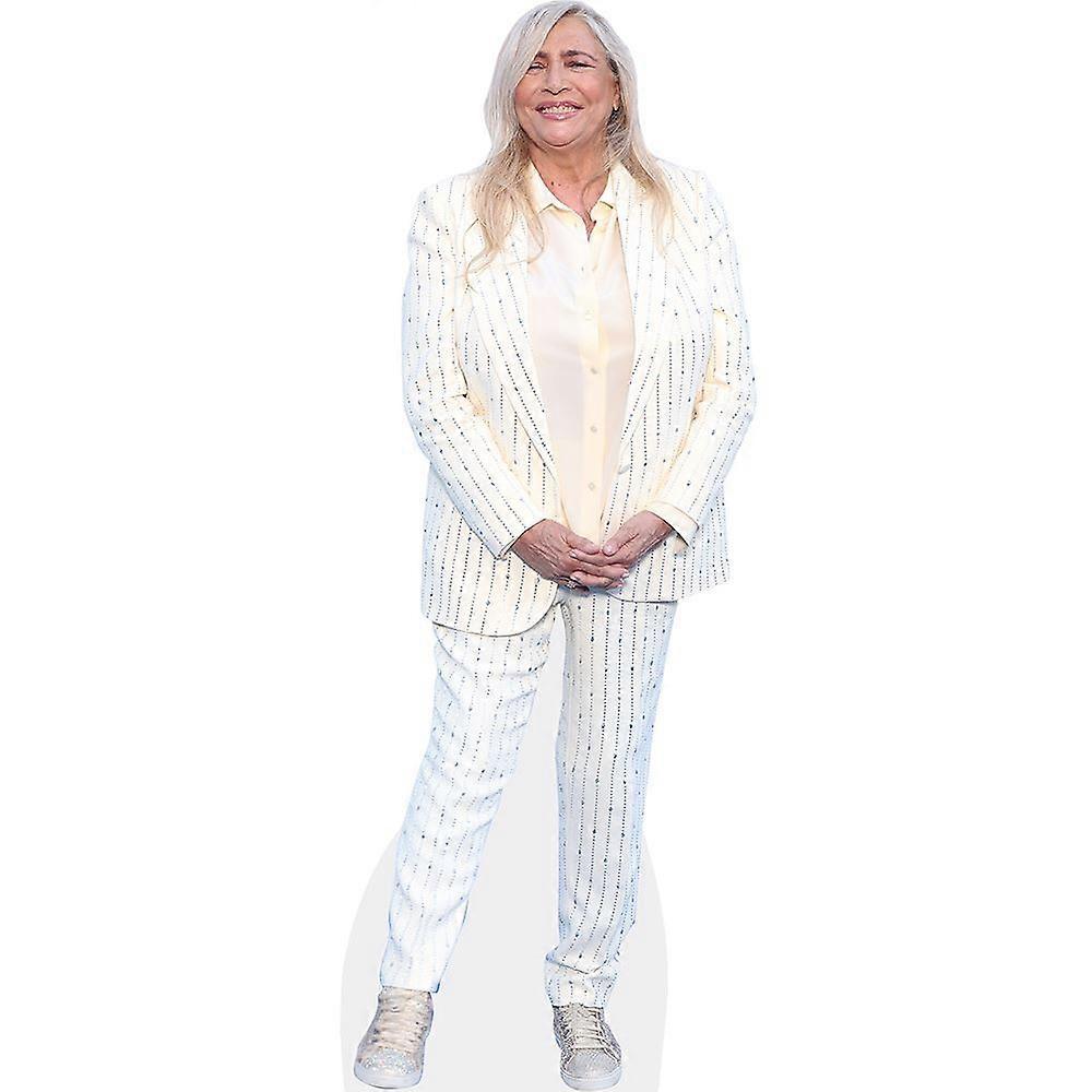 Mara Venier (White Suit) Cardboard Cutout (lifesize OR mini size). Standee. Stand Up.
