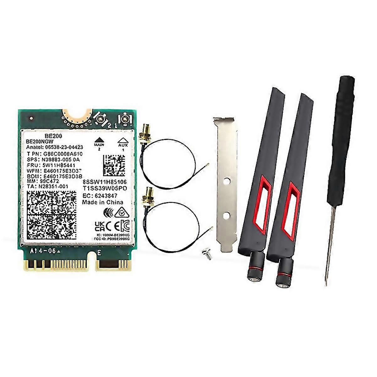 Für Wifi 7 Be200 Wifi Card2pcs 10db Antenne Netzwerkadapter für Win1011