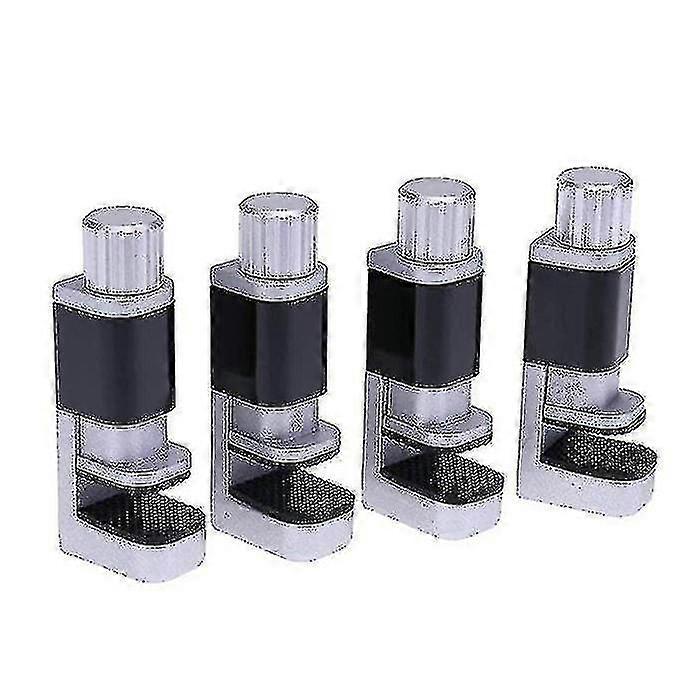 4-piece adjustable rubber clips for mobile phone screens, Suitable for iPhone/iPad, etc., Secure clamping and scratch-proof