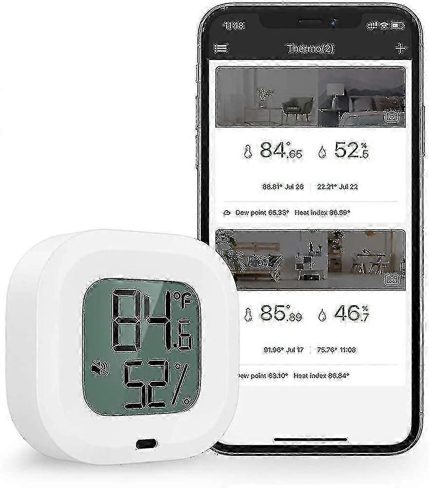 Bluetooth Thermometer Hygrometer, Indoor Thermometer, Wireless Accurate Humidity