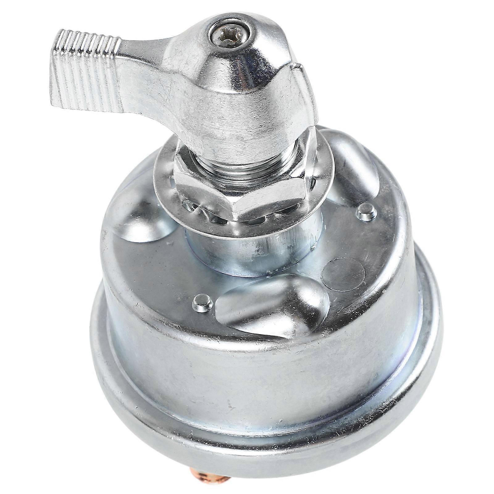Car Anti-Theft Kill Switch Disconnect Switch For Truck And RV Use 4.3X2.8X2.8in Silver Kill Switch 1Pcs