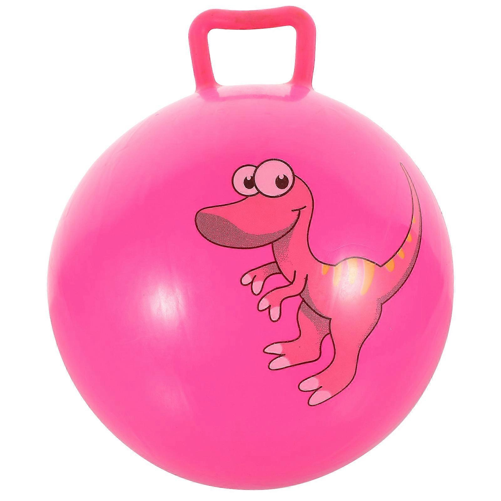1PC Kids Educational Toy Inflatable Bounce Jumping Ball 25cm Random Color