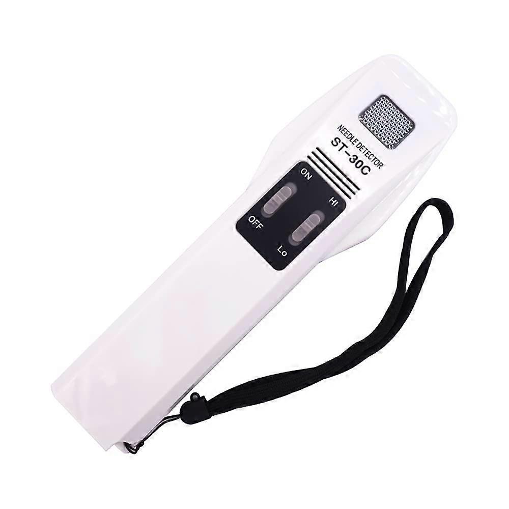Handheld Metal Detector Needle Finder ST-30C High Precision Food Grade Needle Scanner with Adjustable Sensitivity