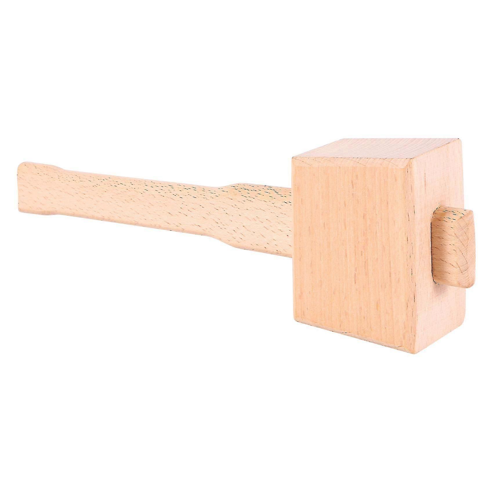 250mm Beech Solid Carpenter Wood Wooden Mallet Hammer Handle Woodworking Tool-Good