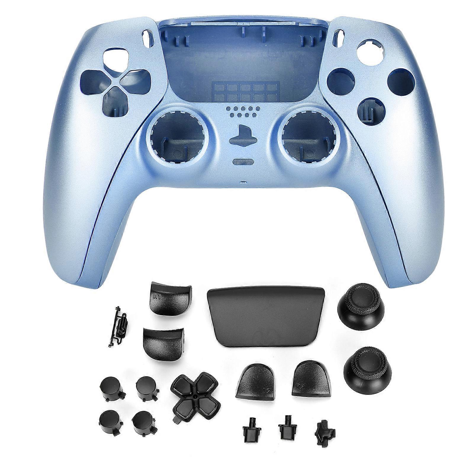 Upgrade Your PS5 Controller: Durable Blue Replacement Shell & Buttons for DIY Enthusiasts
